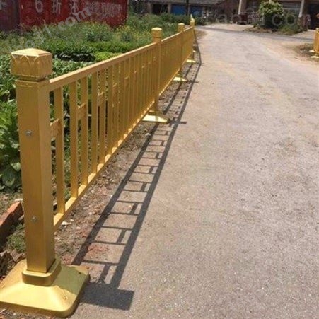 运城临汾山西莲花道路中间隔离护栏金黄色护栏供应