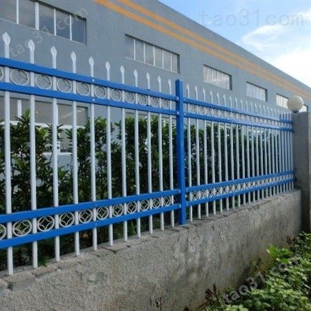 厂家供应围墙护栏定制院墙围栏锌钢护栏多钱一米