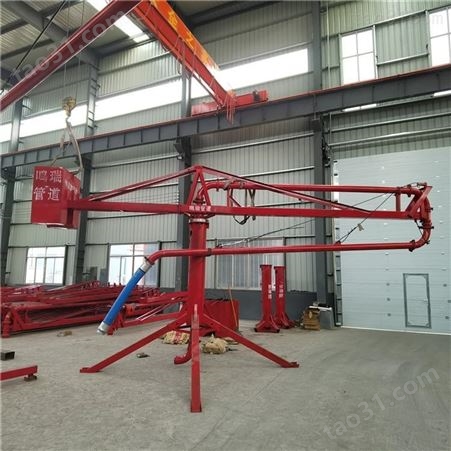 安徽省蚌埠市开发区 鸣瑞管业 混凝土布料机12米手动布料机 12米圆筒布料机