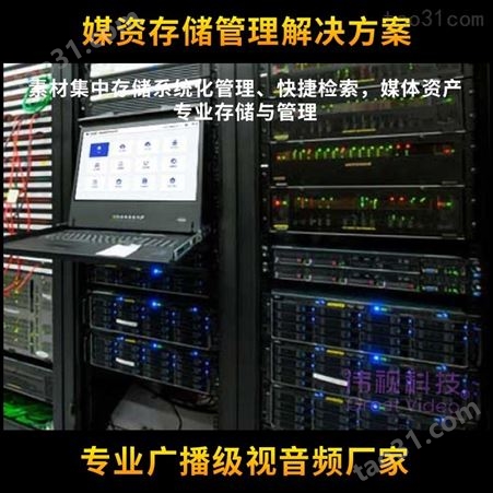 伟视资产管理系统 融媒体中心媒资系统 存储服务器