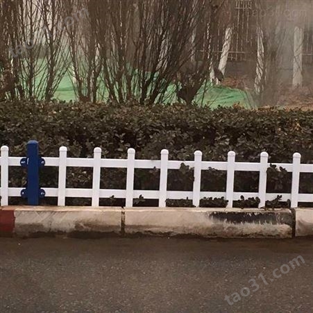 【冀林】绿化带pvc塑料栏杆 pvc草坪护栏庭院花坛栏杆 塑钢草坪栏杆 量大从优