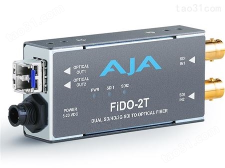 AJAFiDO 光发光收转换器FiDO-2T  2通道光发AJA转换器