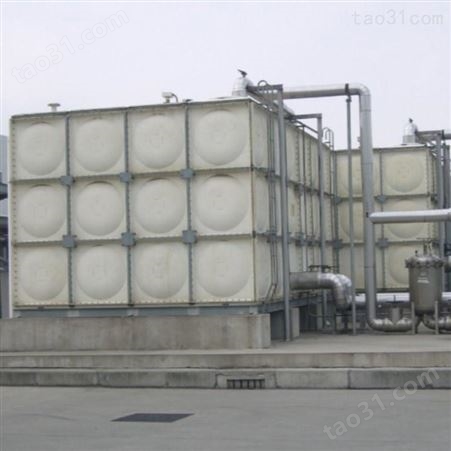 食品级蓄水箱 方形玻璃钢水箱 模压搪瓷水箱 加强型不锈钢水箱生产工厂