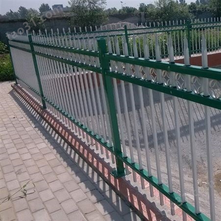 冀林加工生产 商丘锌钢护栏 锌钢公路护栏 围墙锌钢护栏 护栏锌钢