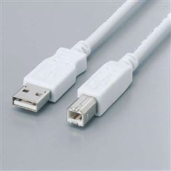 杉本贸易供应日本ELECOM宜丽客品牌USB接口电缆USB2-FS05