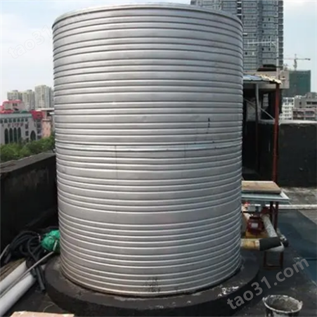 圆形保温 消防用不锈钢水箱 安全耐用 环保稳定可定制