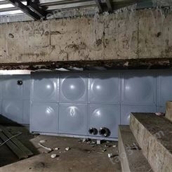 可定制 白钢水箱 不锈钢生活水塔 拼装焊接消防储水设备