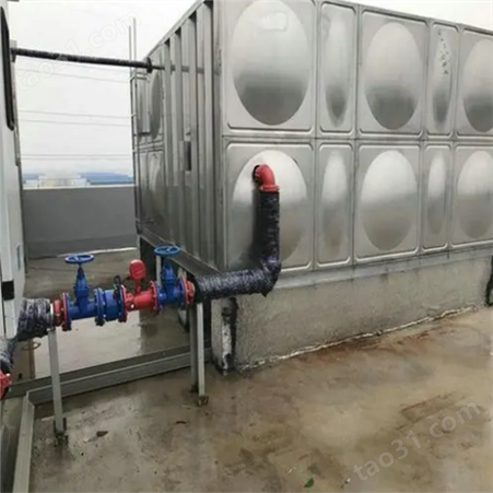 消防304不锈钢水箱 方形生活保温蓄 热镀锌焊接式储水箱