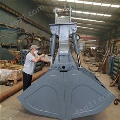 临工挖掘机贝壳斗 专业设计 抓取力强 旋转灵活 耐磨耐用大量供应