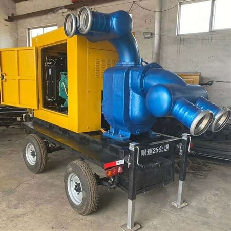 防汛排污移动泵车 移动式抽水车 防汛柴油抽水机