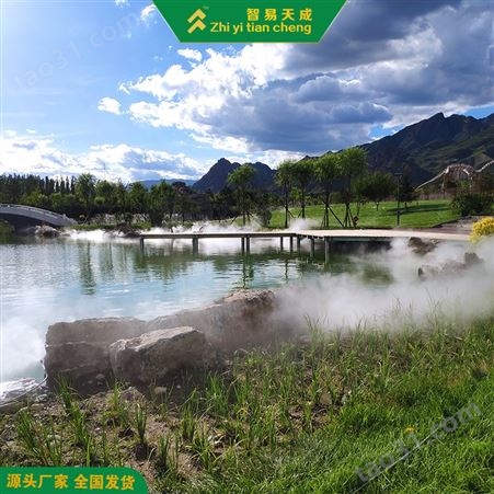 安庆道路雾森喷雾系统方案设计 假山雾化喷淋系统 智易天成