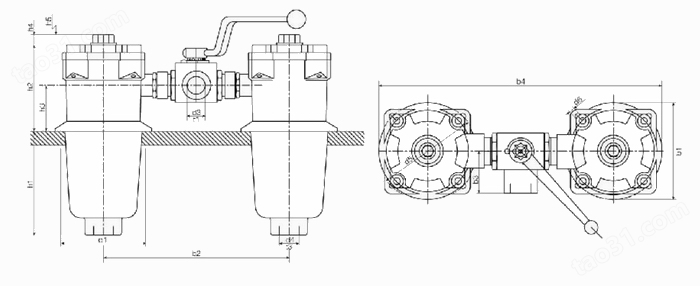 进口双筒回油过滤器(图2)