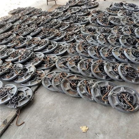 中科生产 矿用支柱铁鞋 直径350带链条 经久耐用铸铁