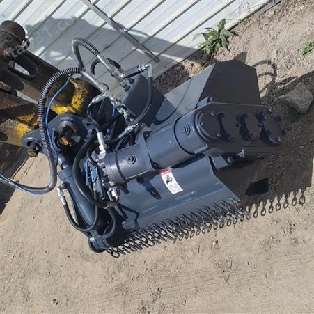宏苹定制挖掘机旋耕机 可以左右倾斜的拓荒机 除草机械