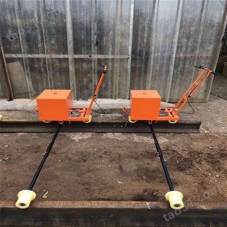 手推式轨枕螺栓涂油器 铁路用简易钢轨刷油机 体积小 操作简便