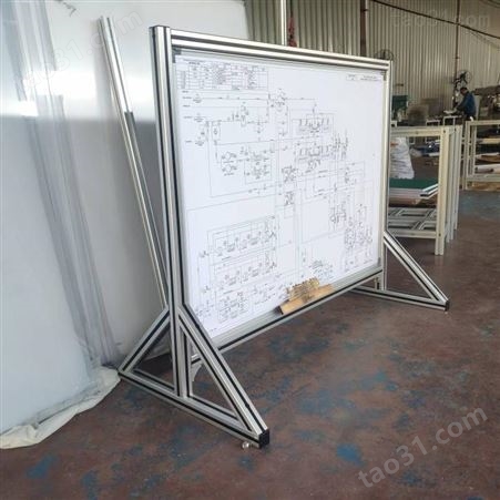 移动看板车间管理板铝加工定制生产工业铝型材来图加工定制