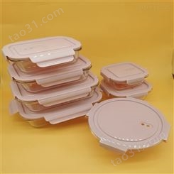 便携式饭盒保鲜盒 透明塑料盒子 学生上班族带盖餐盒 佳程