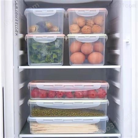 玻璃保鲜盒 蔬菜塑料包装盒 水果收纳密封盒 佳程