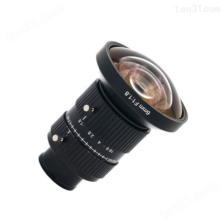 VISIONLENS  焦距6mm 靶面1″光圈F1.8-16分辨率10MP 工业镜头