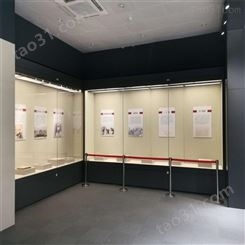 深圳博物馆展柜生产厂家 全景低反玻璃展柜厂商 文物展柜制作公司