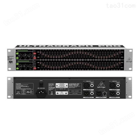 FBQ3102BEHRINGER/百灵达 FBQ3102专业双31段立体声图示均衡器带反馈