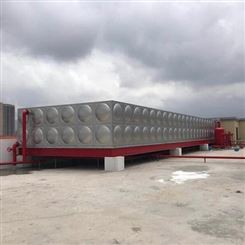 组合式不锈钢消防水箱 一体化增压给水泵站 装配式复合水池